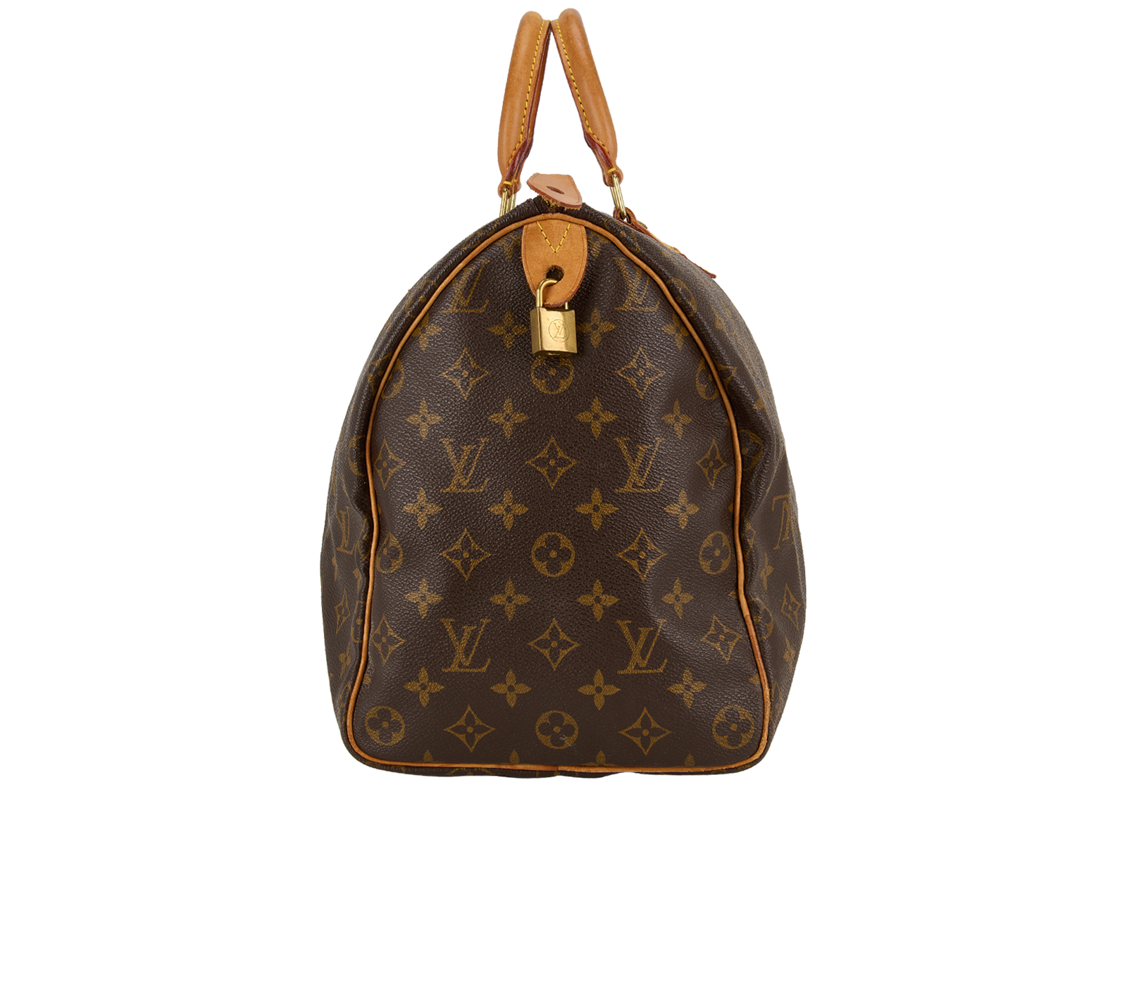 Speedy 40, &pound;650, Handbags, Brown, Canvas, Bottom view